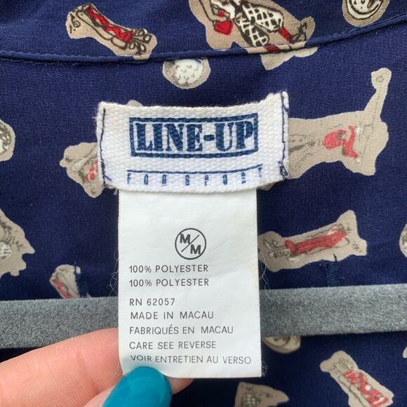 Vintage zip up golf jacket Line Up For Sports - Picture 4 of 4